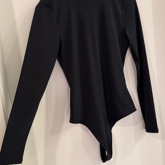 Abercrombie&Fitch Soft A&F Collection Black turtle neck bodysuit long sleeve Med - Picture 3 of 13